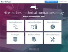 Tablet Screenshot of northpush.com